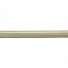 Kirsch Wood Trends Classics Fluted 1 3/8"  Drapery Pole, Satin Gold 6 FT