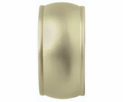 Kirsch Wood Trends Classics End Cap Finial: 1 3/8" pole, Satin Gold (# 36808894)