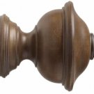 Kirsch Wood Trends Classics Chaucer Finial, for 3" pole, Hazelnut (MPN#56807827)