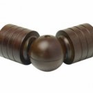 Kirsch Wood Trends Classics  Swivel Socket  for 2" pole, Coffee (MPN# 5506EG841)