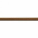 Kirsch Wood Trends Classics Fluted 1 3/8"  Drapery Pole, Estate Oak 6 FT