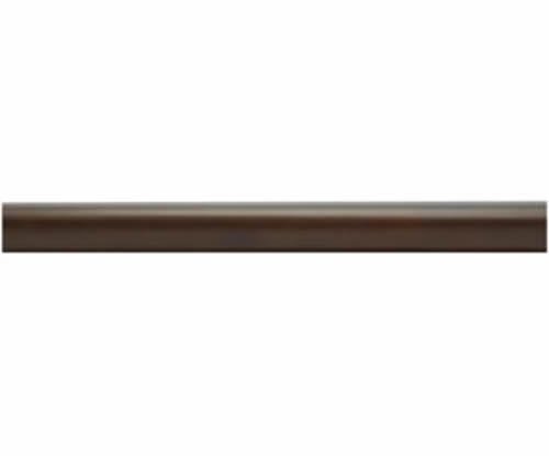 Kirsch Wood Trends Classics Smooth 2"  Drapery Pole, Coffee 6 FT  (# 55016G841)