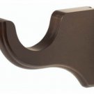 Kirsch Wood Trends Classics 6" Return Bracket for 3" pole,  Coffee (# 59133841)