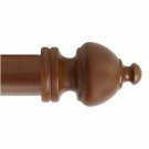 Kirsch Wood Trends Classics Sherwood Finial, for 1 3/8" pole, Walnut (5609EG085)