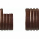 Kirsch Wood Trends Classics  Inside Mount Sockets  for 1 3/8" pole, Mahogany