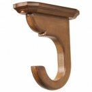 Kirsch Wood Trends Classics Ceiling Mount Bracket for 2" pole,  Estate Oak