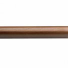 Kirsch Wood Trends Classics Smooth 2"  Drapery Pole, Walnut 4 FT  (# 55014G085)