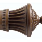 Kirsch Wood Trends Classics Charleston Finial, for 2" pole, Hazelnut (#46802827)
