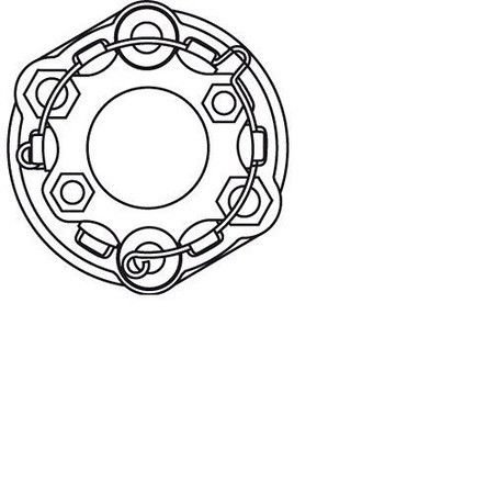 1 QTY: Somfy Universal Motor Bracket United States Thread (# 9910021)