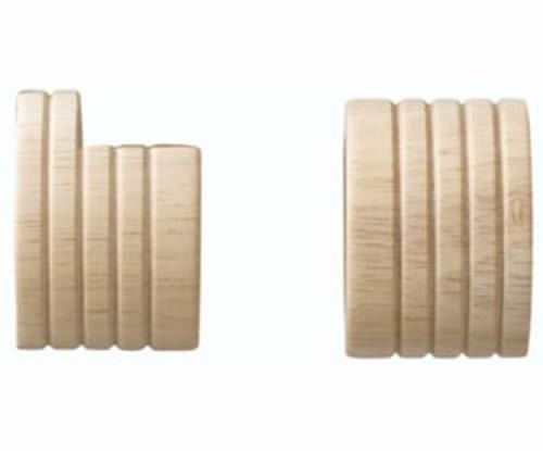 Kirsch Wood Trends Classics  Inside Mount Sockets  for 1 3/8" pole, Unfinished