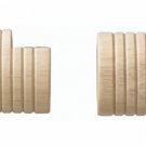 Kirsch Wood Trends Classics  Inside Mount Sockets  for 1 3/8" pole, Unfinished