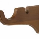 Kirsch Wood Trends Classics  Double Bracket for 1 3/8" pole, Walnut ( 5615085)