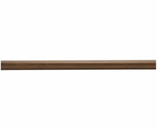 Kirsch Wood Trends Classics Smooth 3"  Drapery Pole, Hazelnut 6 FT (# 59316827)