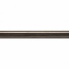 Kirsch Wood Trends Renaissance Fluted 2"  Drapery Pole, Mocca 4 FT  (# 21004834)