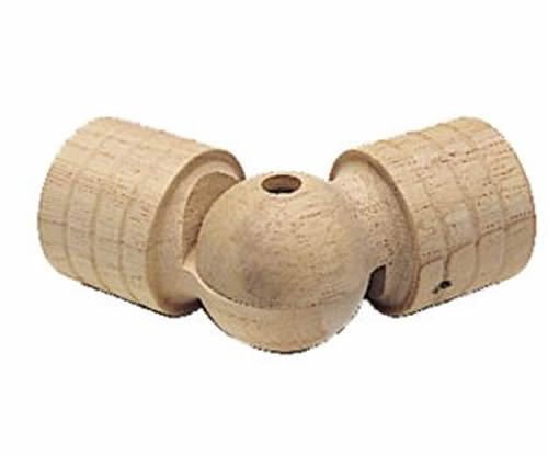 Kirsch Wood Trends Classics  Swivel Socket  for 2" pole, Unfinished (#5506EG091)