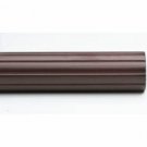 Kirsch Wood Trends Classics Fluted 3"  Drapery Pole, Mahogany 8 FT  (# 59308083)