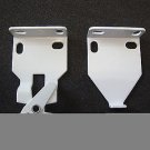 1 Pair :ROLLEASE Roller Shade R-3/ R-8 BRACKETS/white/2" Projection/MPN#  RB380w