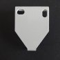 1 Pair :ROLLEASE Roller Shade R-3/ R-8 BRACKETS/white/2" Projection/MPN# RB380w