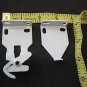 1 Pair :ROLLEASE Roller Shade R-3/ R-8 BRACKETS/white/2" Projection/MPN# RB380w