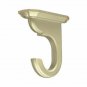 Kirsch Wood Kit:2" Smooth Pole+Ceiling Bracket +Ball finial,Satin Gold:8 FT