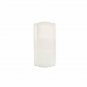 Kirsch Wood:2" Smooth Pole +Ceiling Brackets +End Cap finial,White:8 FT