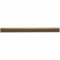 Kirsch Wood Kit:2" Smooth Pole+Ceiling Bracket +Ball finial,Hazelnut:8 FT
