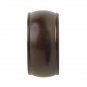 Kirsch Wood Trend:2" Smooth Pole+Long Bracket+End Cap finial,Coffee:8 FT