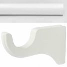 Kirsch Wood Trends  Kit:2"  Smooth Pole + 3 Long Brackets, White:6 FT
