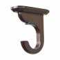 Kirsch Wood Trends Kit:2" Smooth Pole + 3 Ceiling Brackets, Coffee:6 FT