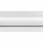Kirsch Wood Trends Kit:2" Smooth Pole + 3 Ceiling Brackets, White:6 FT
