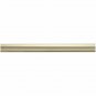 Kirsch Wood:2" Smooth Pole +Ceiling Brackets +End Cap finial,Satin Gold:4 FT