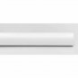 Kirsch Wood Trend Kit:2" Smooth Pole+Long Bracket+Ball finial,White:4 FT