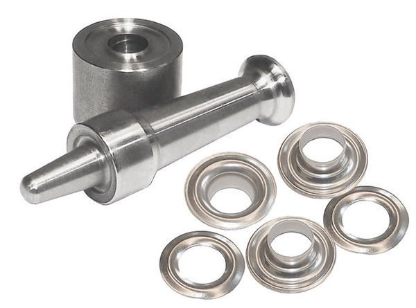 Osborne No.235-3 Grommet Setter & 144 QTY-STAINLESS STEEL Grommets-Size 3(SS-3)