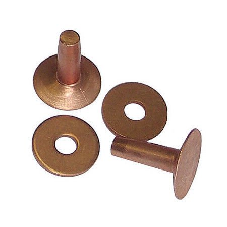 50 QTY. C.S. Osborne & Co. No. 1700 - Copper Rivets, Size 8