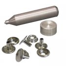 C.S.Osborne No.229-Durable Snap Setter & 50 Nickel Plated Snaps  XL:1/2"-Size 24