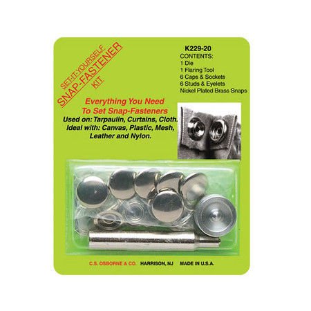 C.S. Osborne & Co. &acirc;��No. K229 -&Acirc;&nbsp;Beginners Snap Setter Kit &Acirc;&nbsp;with 6 snaps : Size 24