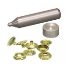 C.S.Osborne No.229- Durable Snap Setter & 50  Gold Brass Baby Snap :1/2"-Size 20