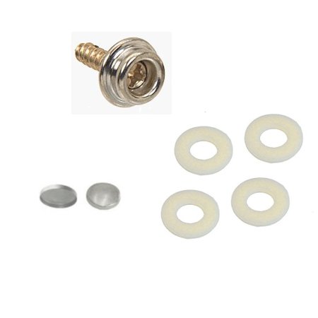 50 QTY.:  Osborne 5/8"Stainless  Screw Studs+Snap Rings+Aluminum shell ,Size 36
