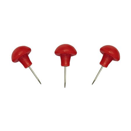 C.S. OSBORNE & CO. No. 183 Push Pins- Red (MPN# 16030)