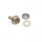 50 QTY.: C.S. Osborne 5/8" Nickel Screw Studs+Snap Rings+Soft Shells,Size 30
