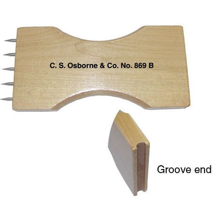 C.S. Osborne & Co. No. 869 B - Webbing Stretcher (Groove end) Upholstery Tools