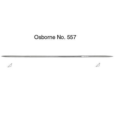 C.S. Osborne & Co. No. 557 - Straight Double 3 Sq. Pt. - Size 16"