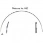C.S. Osborne & Co. No. 502 1/2 - 7 Curved 3 Sq. Pt. - Light - Size 7"