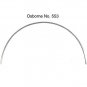 C.S. Osborne & Co. No. 553 - Curved Leather Point - Heavy - Size 6"