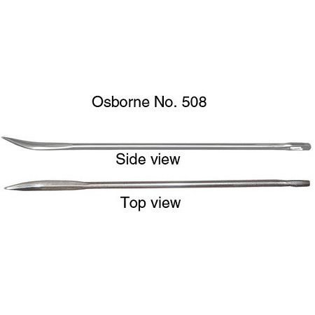C.S. Osborne & Co. No. 508 - Bent Pack Needles - Size 3 1/2"