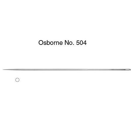 C.S. Osborne & Co. No. 504 - Straight Single Round Pt. - Size 8"
