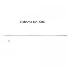 C.S. Osborne & Co. No. 504 - Straight Single Round Pt. - Size 8"