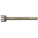 C.S. Osborne & Co. No. 494 3/32 - Thonging Chisel: 4 PRONG, 3/32"