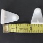 5 PAIR: RV Hold Down Brackets for MINI BLINDS  up to 1in wide, WHITE