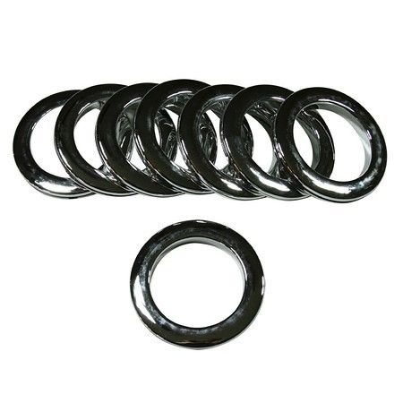#15 Plastic Grommet, 1 7/8" ID, 8 Sets, Chrome
